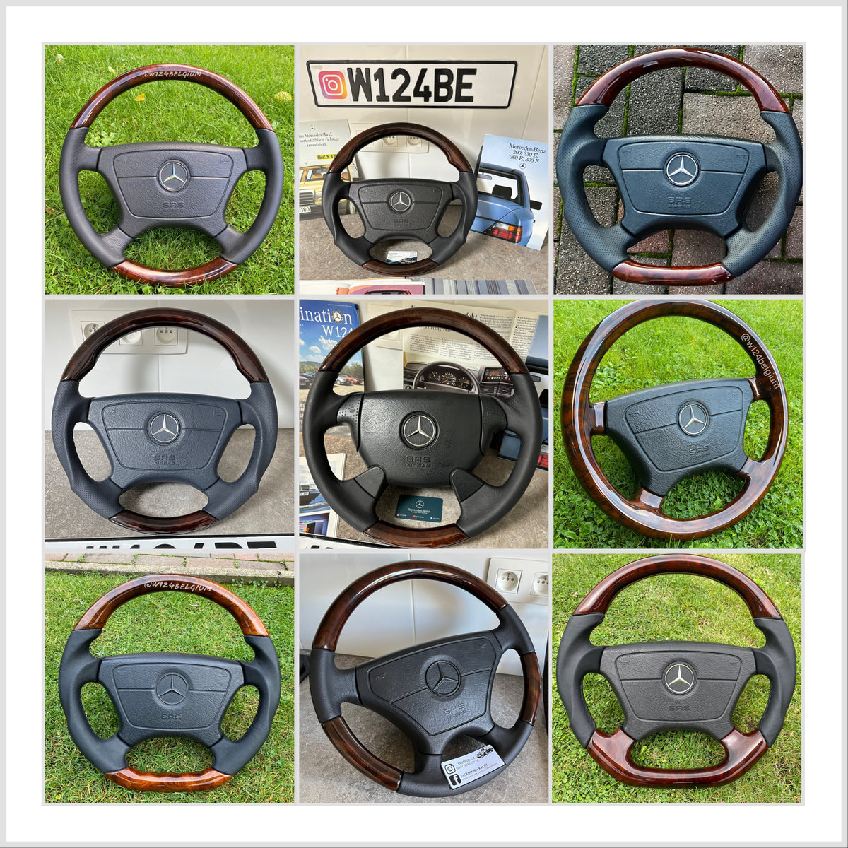 Mercedes Wooden Steering wheels