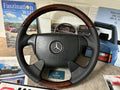 Mercedes-Benz R129 W208 W202 W210 wooden steering wheel