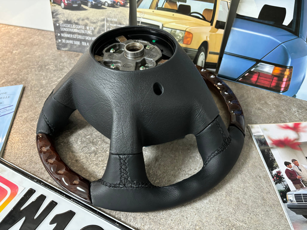 Mercedes-Benz R129 W208 W202 W210 wooden steering wheel