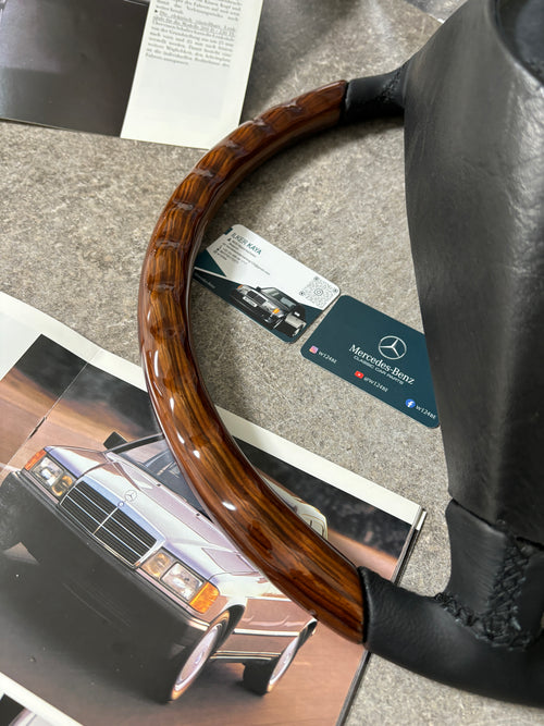 Mercedes W201 R107 W126 W124 steering wheel wood